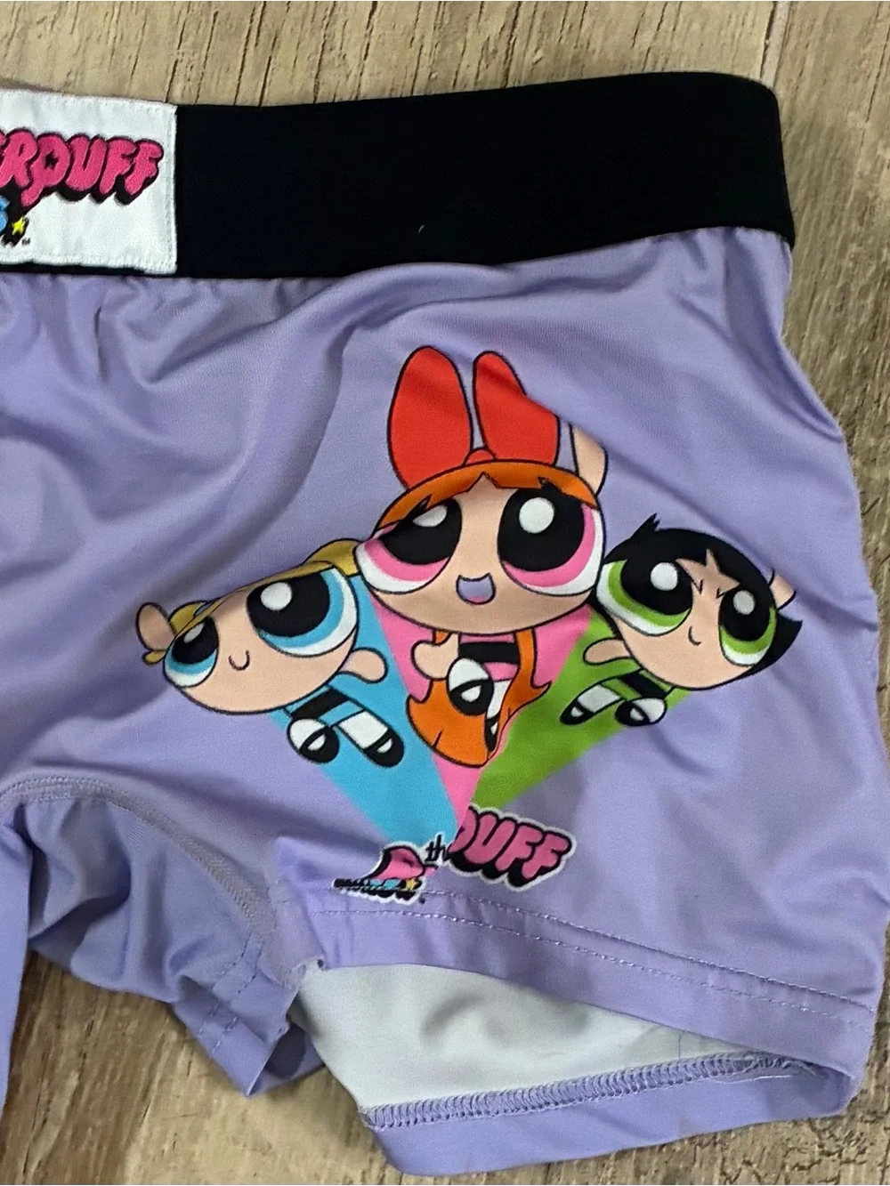 Powerpuff Girls “Are You Puff Enough?” Sports Bra & Boyshort Set Women’s Medium